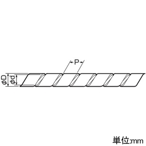 未来工業 スパイラルチューブ 束線径25〜75mm 長さ20m 黄 スパイラルチューブ 束線径25〜75mm 長さ20m 黄 SPT-25Y 画像2