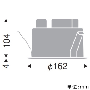 遠藤照明 LEDベースダウンライト 一般型 10000・8000・6500TYPE 水銀ランプ400W・セラメタ150W・メタルハライドランプ250W器具相当 埋込穴φ150mm 拡散配光 昼白色 演色Ra83 鏡面マットコーン 電源別売 LEDベースダウンライト 一般型 10000・8000・6500TYPE 水銀ランプ400W・セラメタ150W・メタルハライドランプ250W器具相当 埋込穴φ150mm 拡散配光 昼白色 演色Ra83 鏡面マットコーン 電源別売 ERD9833S 画像2