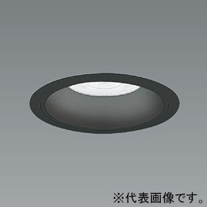 遠藤照明 LEDベースダウンライト 浅型 2400TYPE CDM-TC35W器具相当 埋込穴φ100mm 超広角配光 白色 演色Ra96 黒コーン 電源別売 LEDベースダウンライト 浅型 2400TYPE CDM-TC35W器具相当 埋込穴φ100mm 超広角配光 白色 演色Ra96 黒コーン 電源別売 ERD8795BB