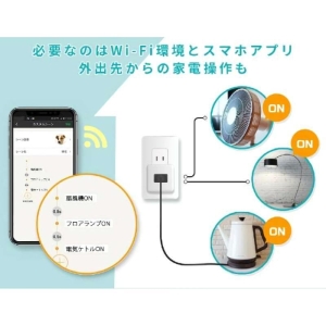 リンクジャパン 【在庫限り】スマートプラグePlug C1 ホワイト スマホアプリ対応 スマートプラグePlug C1 ホワイト スマホアプリ対応 C1 画像4