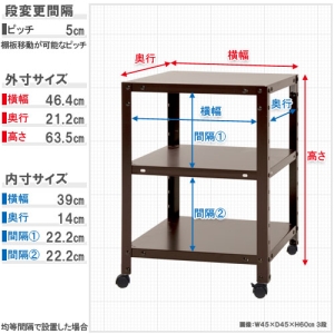 北島 【法人限定/代引き不可】 スマートラック NSTR-K123 キャスター付 W450×D200×H600 白 【法人限定/代引き不可】 スマートラック NSTR-K123 キャスター付 W450×D200×H600 白 51070012301 画像2