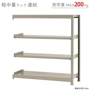 北島 【法人限定/代引き不可】 軽中量200K 連結 W1200×D300×H1200 アイボリー 58244204123