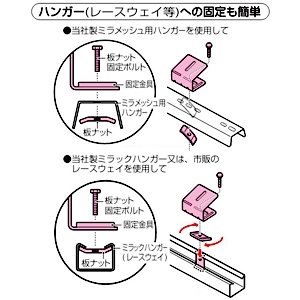 未来工業 斜め吊り固定金具 ミラメッシュ付属品 溶融めっき仕様 ミラメッシュ全サイズ用 斜め吊り固定金具 ミラメッシュ付属品 溶融めっき仕様 ミラメッシュ全サイズ用 SRM6-NKD 画像2