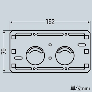 未来工業 【受注生産品】側面取付金具 ミラメッシュ付属品 側面・底面兼用(大型) 電気亜鉛めっき仕様 ノック付 【受注生産品】側面取付金具 ミラメッシュ付属品 側面・底面兼用(大型) 電気亜鉛めっき仕様 ノック付 SRM6-SP 画像2