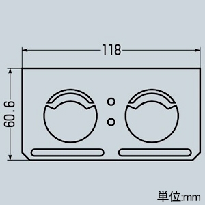 未来工業 【受注生産品】側面取付金具2 ミラメッシュ付属品 側面専用(中型) 電気亜鉛めっき仕様 ノック付 【受注生産品】側面取付金具2 ミラメッシュ付属品 側面専用(中型) 電気亜鉛めっき仕様 ノック付 SRM6-SP2 画像2