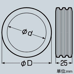 未来工業 スリーブパッキン 地中梁用 サイズ50 スリーブパッキン 地中梁用 サイズ50 TSR-50 画像2