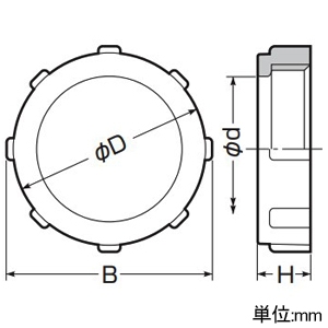 未来工業 ポリカブッシング 薄鋼電線管用 フタ付 薄鋼19用 ポリカブッシング 薄鋼電線管用 フタ付 薄鋼19用 ZVF-19-set 画像2