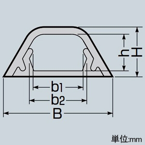 未来工業 デンコープロテクタ スマートタイプ 1号 全長1m ベージュ デンコープロテクタ スマートタイプ 1号 全長1m ベージュ YP-1XJ-set 画像2