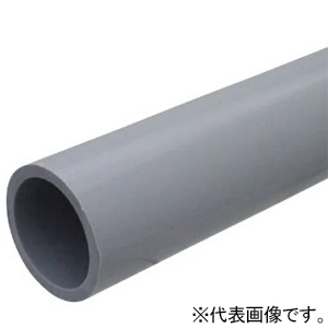 未来工業 【受注取り寄せ品】硬質ビニル電線管 J管 全長4m 外径φ114mm グレー VE-100