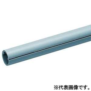 未来工業 半割VE管 全長2m 外径φ22mm グレー VEH-16