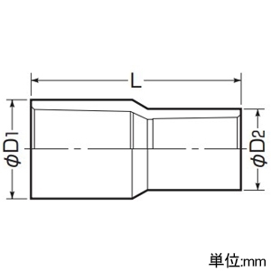 未来工業 J管用異径ソケット VE管16⇔14 ベージュ J管用異径ソケット VE管16⇔14 ベージュ VEI-1614 画像2