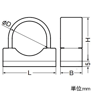 未来工業 VP台付サドル ドレンパイプDP-14・VP管13用 グレー VP台付サドル ドレンパイプDP-14・VP管13用 グレー VPS-13G-set 画像2