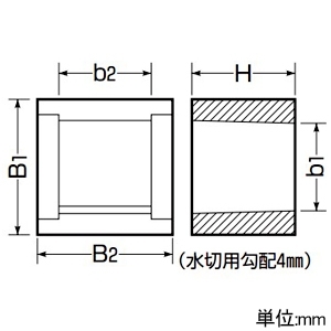 未来工業 換気扇用木枠 換気扇20cm用 釘付 換気扇用木枠 換気扇20cm用 釘付 WFA-20 画像2