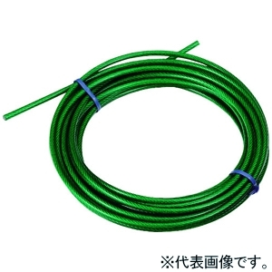 未来工業 カラーワイヤー ワイヤー径φ3mm 長さ10m クリア カラーワイヤー ワイヤー径φ3mm 長さ10m クリア Y3P-10