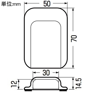 未来工業 3連テープノーズルS 穴開きプレートS付 チョコレート 3連テープノーズルS 穴開きプレートS付 チョコレート XS-TN3S-T 画像3