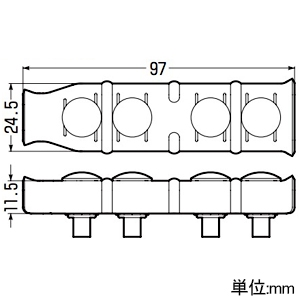 未来工業 ワイヤークリップ 高強度タイプ 電気亜鉛めっき仕様 ゆるみ止め付ナット付 ワイヤークリップ 高強度タイプ 電気亜鉛めっき仕様 ゆるみ止め付ナット付 YK-4PK-set 画像2