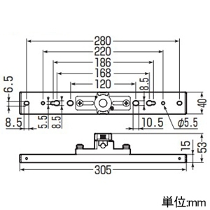 未来工業 取付自在台座セット 適合ボルトW3/8 2個1組 取付自在台座セット 適合ボルトW3/8 2個1組 TZD-30FA 画像2