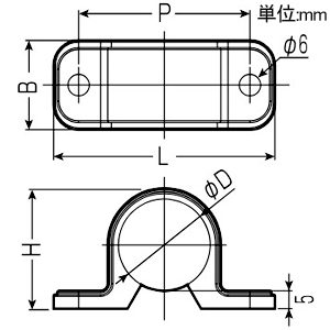 未来工業 両サドル SGP(配管用炭素鋼鋼管)用 適合管15用 調整厚1枚5mm 両サドル SGP(配管用炭素鋼鋼管)用 適合管15用 調整厚1枚5mm SGPT-15M-set 画像2