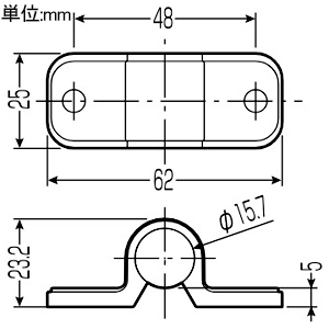 未来工業 SU管両サドル SU管13・CU管15用 ミルキーホワイト SU管両サドル SU管13・CU管15用 ミルキーホワイト SUT-13M-set 画像2