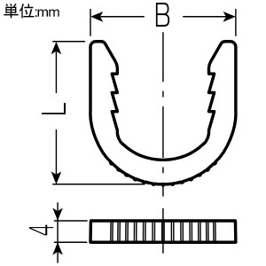 未来工業 被覆クリップ W・Sタイプ継手兼用 発泡被覆5mm厚用 適合継手13 被覆クリップ W・Sタイプ継手兼用 発泡被覆5mm厚用 適合継手13 SCL-13PF5-set 画像2