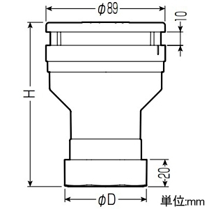 未来工業 排水用通気弁 ≪通気スイスイ≫ ソケットタイプ VP管40・VU管40用 排水用通気弁 ≪通気スイスイ≫ ソケットタイプ VP管40・VU管40用 VVD-40S 画像2