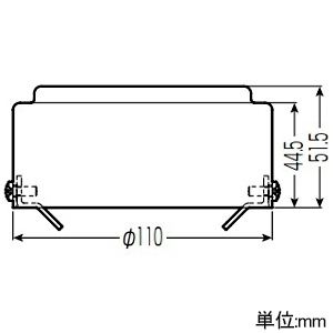 未来工業 アルミカバー 通気スイスイ用 アルミカバー 通気スイスイ用 VVD-4050K 画像2