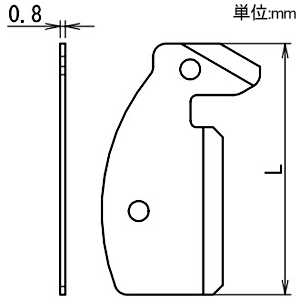 未来工業 替刃 ダ円サヤ管7用 2枚1組 替刃 ダ円サヤ管7用 2枚1組 VO2-CUT07NH