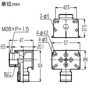 未来工業 座付水栓エルボ 左右上背面取付用 Wタイプ継手 Rp1/2ねじ 架橋ポリエチレン管10 座付水栓エルボ 左右上背面取付用 Wタイプ継手 Rp1/2ねじ 架橋ポリエチレン管10 WLZFE-10A-15 画像2