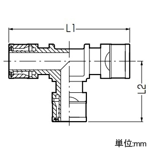 未来工業 チーズジョイント Wタイプ継手 架橋ポリエチレン管16・10・10 チーズジョイント Wタイプ継手 架橋ポリエチレン管16・10・10 WT-161010 画像2