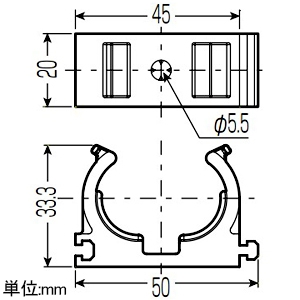 未来工業 ダ円連結サドル ビス1本止めタイプ ダ円サヤフレキ2用 適合ダ円サヤ管7 ダ円連結サドル ビス1本止めタイプ ダ円サヤフレキ2用 適合ダ円サヤ管7 VOY-7-set 画像2