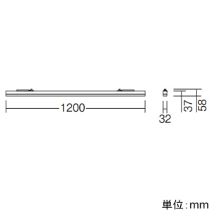 遠藤照明 LEDデザインベースライト 《リニア32》 器具本体のみ プラグタイプ L1200タイプ 白 LEDデザインベースライト 《リニア32》 器具本体のみ プラグタイプ L1200タイプ 白 ERK1089W 画像2