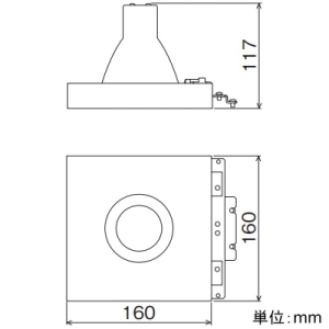 遠藤照明 LEDアッパーペンダントライト フラットタイプ 連結端用 JDR TYPE 110Vφ50省電力ダイクロハロゲン球50W器具相当 E11口金 白 ランプ・吊具別売 LEDアッパーペンダントライト フラットタイプ 連結端用 JDR TYPE 110Vφ50省電力ダイクロハロゲン球50W器具相当 E11口金 白 ランプ・吊具別売 ERP7525W 画像2