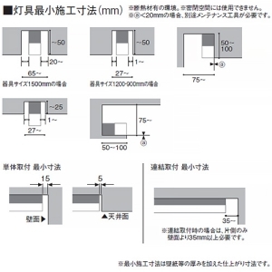 コイズミ照明 LEDベースライト 《ソリッドシームレススリム》 直付型 調光調色 電球色〜昼白色 長さ1500mm 白 LEDベースライト 《ソリッドシームレススリム》 直付型 調光調色 電球色〜昼白色 長さ1500mm 白 AH54673 画像2