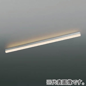 コイズミ照明 LEDベースライト 《ソリッドシームレススリム》 直付型 調光 電球色(2700K) 長さ1200mm シルバー LEDベースライト 《ソリッドシームレススリム》 直付型 調光 電球色(2700K) 長さ1200mm シルバー AH55155