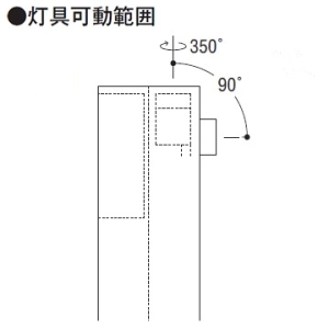 コイズミ照明 LEDガーデンライト 《arkia》 防雨型 埋込式 700mmタイプ 白熱球40W×2灯相当 拡散+ライトアップタイプ 非調光 電球色 2回路配線可能 サテンシルバー LEDガーデンライト 《arkia》 防雨型 埋込式 700mmタイプ 白熱球40W×2灯相当 拡散+ライトアップタイプ 非調光 電球色 2回路配線可能 サテンシルバー AU55780 画像3