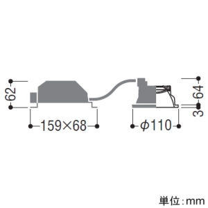 コイズミ照明 LEDコンフォートダウンライト ベースタイプ 高気密SB形 白熱球100W相当 埋込穴φ75mm 拡散配光 調光調色・調光切替 電球色〜昼白色 パウダリーホワイト LEDコンフォートダウンライト ベースタイプ 高気密SB形 白熱球100W相当 埋込穴φ75mm 拡散配光 調光調色・調光切替 電球色〜昼白色 パウダリーホワイト AD1252W99 画像2