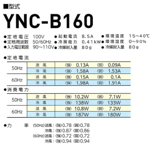 日動工業 ポータブルスポットクーラー カンゲキくん2 ポータブルスポットクーラー カンゲキくん2 YNC-B160 画像3