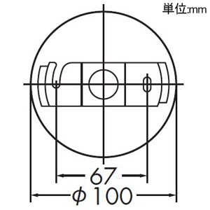 DAIKO LED小型ペンダントライト フランジタイプ 直付専用 ランプ付 白熱灯40W相当 非調光タイプ LEDシャンデリア球タイプ4.2W 口金E17 電球色 LED小型ペンダントライト フランジタイプ 直付専用 ランプ付 白熱灯40W相当 非調光タイプ LEDシャンデリア球タイプ4.2W 口金E17 電球色 LZP-91137YT 画像2