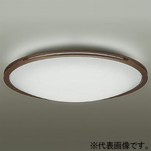 DAIKO LEDシーリングライト 〜10畳用 調色・調光タイプ LED36.5W 昼光色〜電球色 リモコン付 ウォールナット DCL-40573