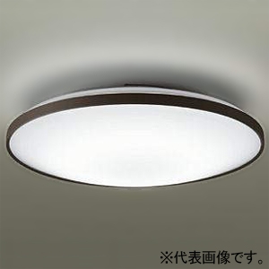 DAIKO LEDシーリングライト 〜10畳用 調色・調光タイプ LED36.5W 昼光色〜電球色 リモコン付 ブラウン(リブ入) LEDシーリングライト 〜10畳用 調色・調光タイプ LED36.5W 昼光色〜電球色 リモコン付 ブラウン(リブ入) DCL-40951