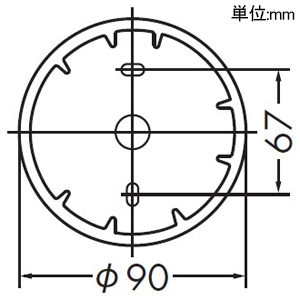 DAIKO LEDスポットライト フランジタイプ 直付専用 天井付・壁付兼用 集光タイプ 非調光タイプ 12Vダイクロハロゲン50W相当 LED8W 温白色 黒 LEDスポットライト フランジタイプ 直付専用 天井付・壁付兼用 集光タイプ 非調光タイプ 12Vダイクロハロゲン50W相当 LED8W 温白色 黒 DSL-4781AB 画像3