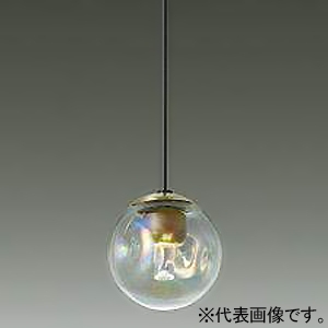 DAIKO LED小型ペンダントライト ≪kirameki≫ フランジタイプ 直付・埋込兼用 白熱灯60W相当 調光タイプ LED6.2W 電球色 透明ガラス・虹色ラスター塗装 LED小型ペンダントライト ≪kirameki≫ フランジタイプ 直付・埋込兼用 白熱灯60W相当 調光タイプ LED6.2W 電球色 透明ガラス・虹色ラスター塗装 DPN-41772YG