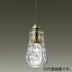 DAIKO LEDペンダントライト ≪kirameki≫ フランジタイプ 直付専用 白熱灯60W相当 非調光タイプ LED5.9W 電球色 石目模様ガラス LEDペンダントライト ≪kirameki≫ フランジタイプ 直付専用 白熱灯60W相当 非調光タイプ LED5.9W 電球色 石目模様ガラス DPN-41508Y