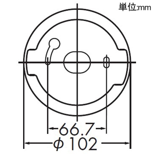 DAIKO LED小型ペンダントライト フランジタイプ 直付専用 ランプ付 白熱灯60W相当 非調光タイプ LEDユニットフラット形4.3W 口金GX53-1 電球色 透明(リブ入) LED小型ペンダントライト フランジタイプ 直付専用 ランプ付 白熱灯60W相当 非調光タイプ LEDユニットフラット形4.3W 口金GX53-1 電球色 透明(リブ入) DPN-41921Y 画像2