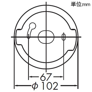 DAIKO LED小型ペンダントライト フランジタイプ 直付専用 ランプ付 白熱灯40W相当 非調光タイプ LEDシャンデリア球タイプ4.2W 口金E17 電球色 LED小型ペンダントライト フランジタイプ 直付専用 ランプ付 白熱灯40W相当 非調光タイプ LEDシャンデリア球タイプ4.2W 口金E17 電球色 DPN-41417Y 画像2