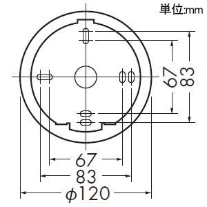 DAIKO LEDブラケットライト 上向付・下向付兼用 ランプ付 白熱灯60W相当 非調光タイプ LEDユニットフラット形4.6W 口金GX53-1 広角形 電球色 テラコッタ LEDブラケットライト 上向付・下向付兼用 ランプ付 白熱灯60W相当 非調光タイプ LEDユニットフラット形4.6W 口金GX53-1 広角形 電球色 テラコッタ DBK-41619Y 画像2