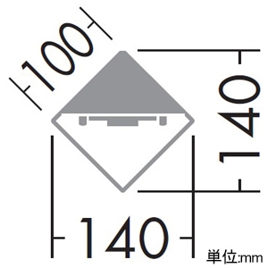 DAIKO LEDブラケットライト コーナー用 上下面開放タイプ 白熱灯60W相当 非調光タイプ LED6.5W 電球色 白 LEDブラケットライト コーナー用 上下面開放タイプ 白熱灯60W相当 非調光タイプ LED6.5W 電球色 白 DBK-37828E 画像3