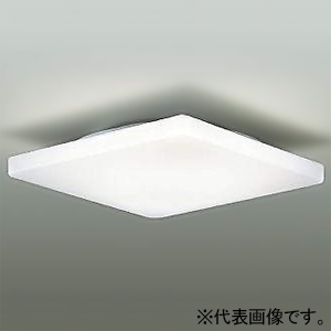 DAIKO LEDレンズ拡散角形シーリングライト 〜8畳用 調色・調光タイプ LED38W 昼光色〜電球色 リモコン付 DCL-41707