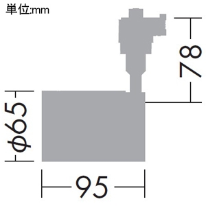 DAIKO LEDスポットライト プラグタイプ 配線ダクト取付用 天井付・壁付兼用 集光タイプ 非調光タイプ 12Vダイクロハロゲン50W相当 LED8W 温白色 白 LEDスポットライト プラグタイプ 配線ダクト取付用 天井付・壁付兼用 集光タイプ 非調光タイプ 12Vダイクロハロゲン50W相当 LED8W 温白色 白 DSL-4780AW 画像2