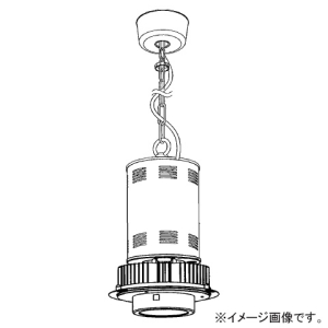 遠藤照明 LEDテクニカルペンダントライト 高天井用 7500TYPE メタルハライドランプ250W器具相当 拡散配光 無線調光 昼白色 セード別売 EFP7265W